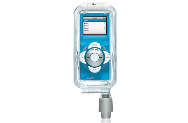 「Waterproof case for iPod nano（2nd）」（iPod nano収納例）