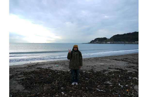 人がほとんどいない冬の海にやってきました！