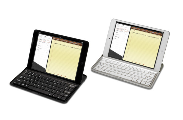 iPad miniを立てかけて使用