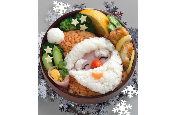 クリスマス チキンピラフでサンタクロース弁当 宮澤真理のキャラ弁 Rbb Today