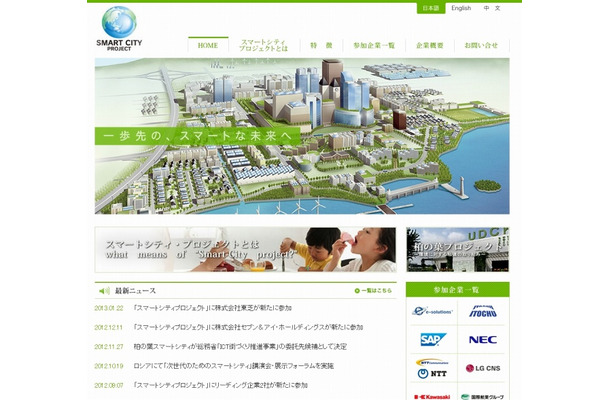 「SMART CITY PROJECT」サイト