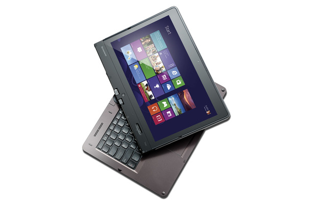 ディスプレイが180度回転するコンバーチブルタイプのUltrabook「ThinkPad Twist」