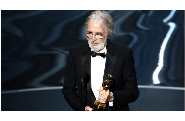 第85回アカデミー賞で外国語映画賞を受賞したミヒャエル・ハネケ -(C) Getty Images