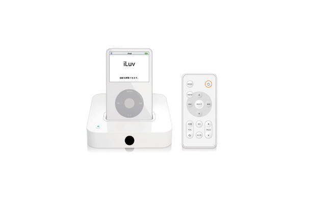 　IMJは15日、第5世代iPod専用のドッキングステーション「iLuv-i185WHT」を発表。5月25日発売。同社直販サイトでの販売価格は14,800円。