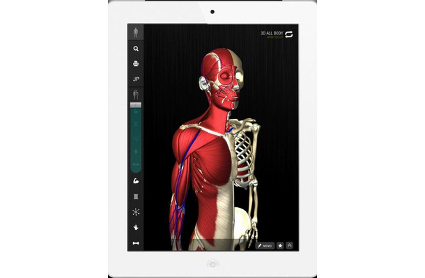 3D人体解剖アプリ、teamLabBody