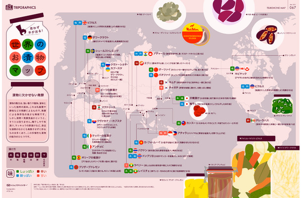 思わず手が出る！世界のお漬物マップ