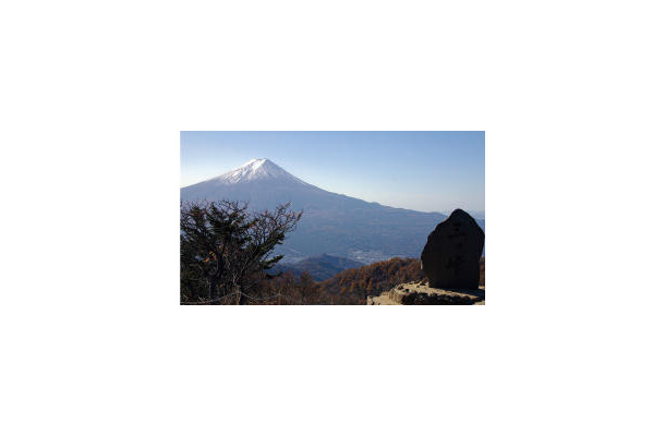 三ッ峠周辺から望む富士山