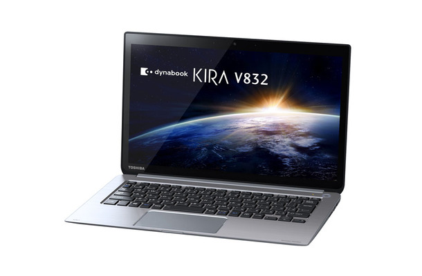 タッチ対応高精細パネル搭載の13.3型Ultrabook「dynabook KIRA V832」