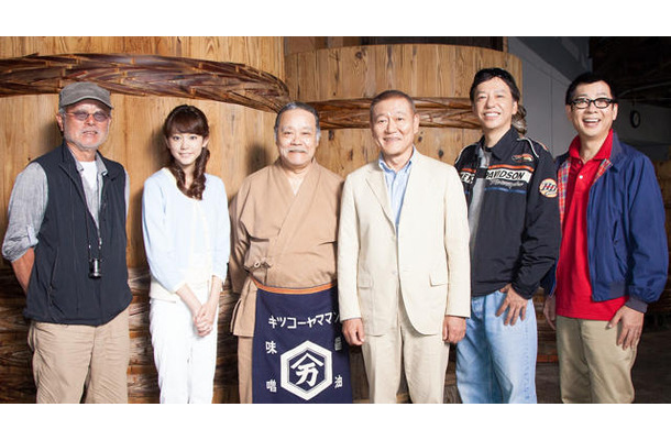 國村隼＆板尾創路＆山寺宏一＆桐谷美玲＆西田敏行＆やまさき十三監督／映画『あさひるばん』