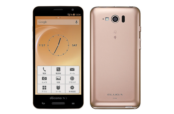 「ELUGA P P-03E」Goldモデル