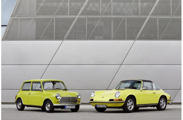 クラシックMiniと初代ポルシェ911