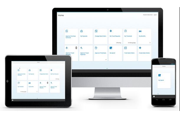 「SAP Fiori」は各種デバイスでシームレスに操作可能
