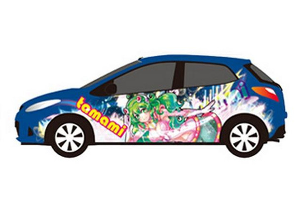 TOYAKOマンガ・アニメフェスタ公式キャラクターのラッピング車イメージ