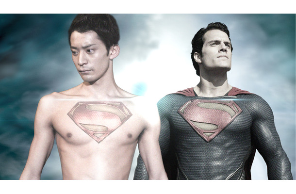 入江陵介選手がスーパーマンに。映画『マン・オブ・スティール』とテレビ朝日系で独占放映される「世界水泳バルセロナ2013」が特別コラボCM