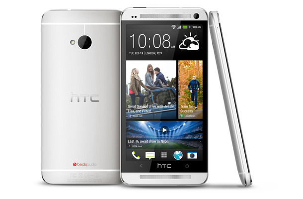 4.7インチ液晶の「HTC One」。6インチの「HTC One Max」、4.3インチの「HTC One Mini」と3サイズラインナップされそうだ