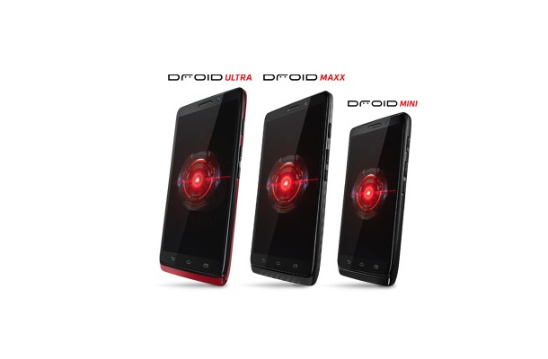 「DROID」シリーズの新モデル「DROID MAXX」、「DROID ULTRA」、「DROID MINI」