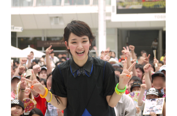 新CM女王に輝いた剛力彩芽（写真は今月14日のイベント時撮影）