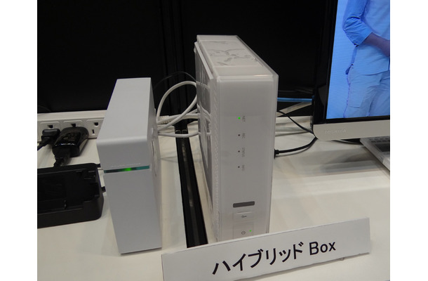 Android OS搭載の「Smart TV Box」（写真右側）