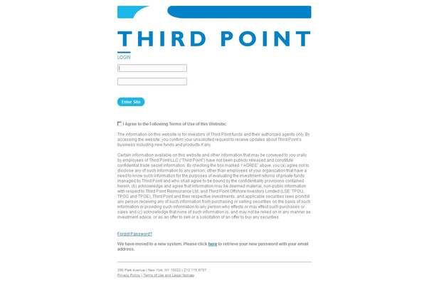 「Third Point LLC」サイト