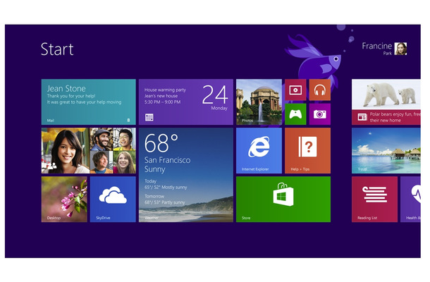 Windows 8.1ではスタート画面も改良されている