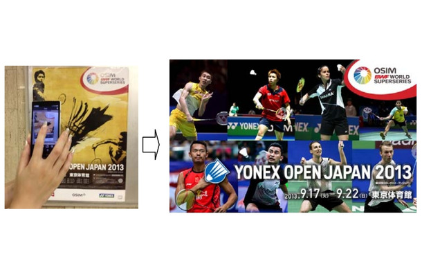 「YONEX OPEN JAPAN 2013」開催告知を例にした「TAMAGO Clicker」の使い方