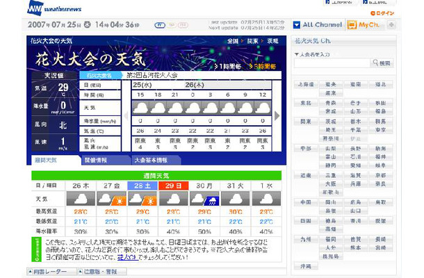 花火天気Ch.