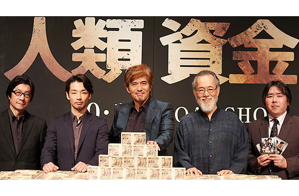 『人類資金』完成記者会見／阪本順治監督＆森山未來さん＆佐藤浩市さん＆仲代達矢さん＆福井晴敏さん