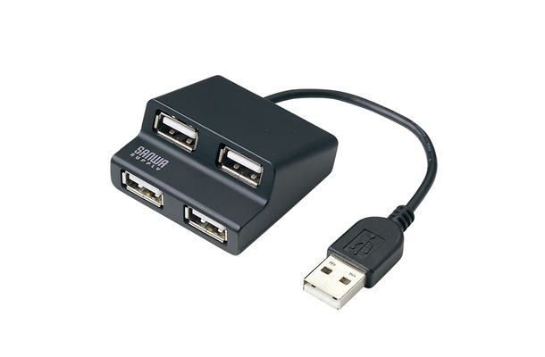 ブラックの「USB-HUB233BK」