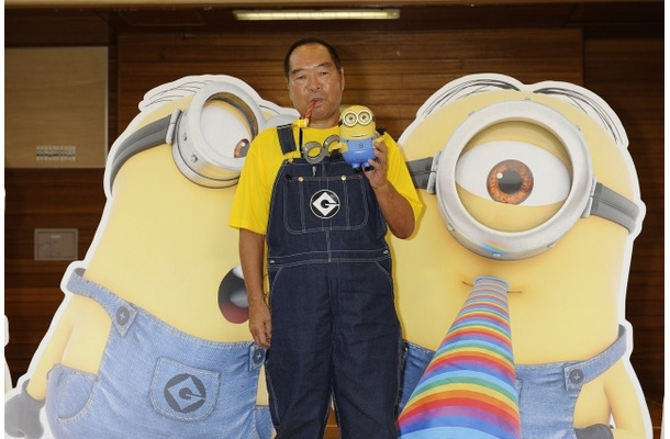 ガッツ石松がミニオンの格好でバナナ好きアピール Rbb Today