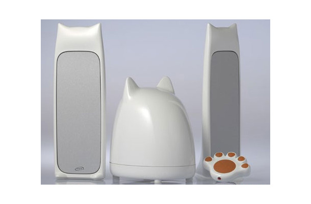 2.1ch multimedia CatSpeaker for iPod/MP3