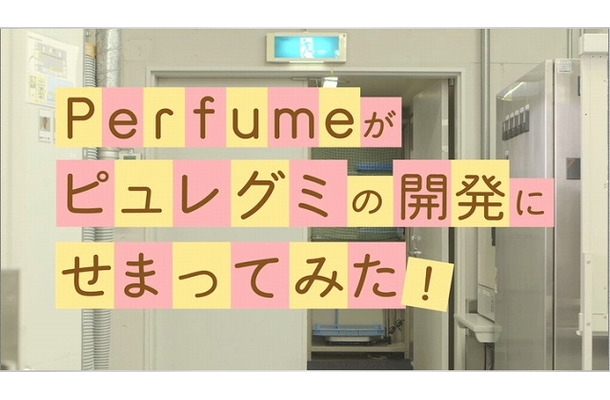 「Perfume」がピュレグミ「フルーツティー味」開発現場をレポート