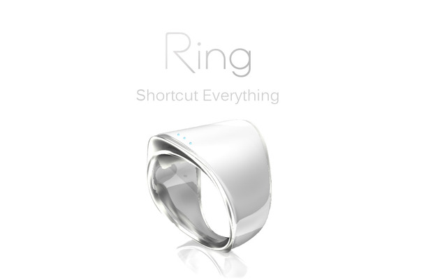 人差し指に装着し、ジェスチャーのみでデバイスコントロールが可能な「Ring」