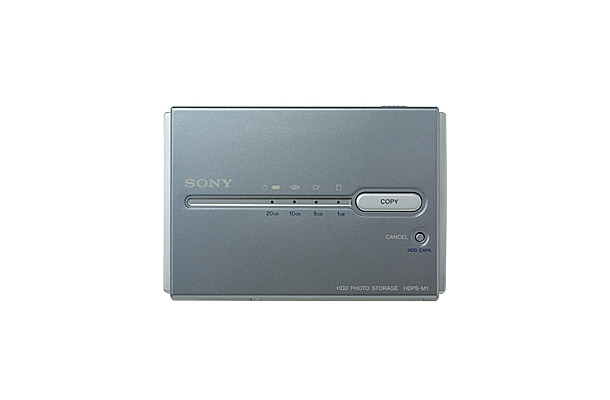 ソニー、40GバイトHDD搭載の携帯型フォトストレージ