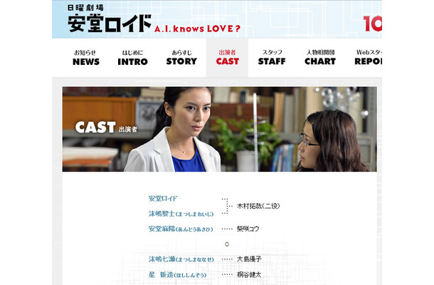 『安堂ロイド～A.I. knows LOVE？～』（TBS系）番組公式サイト