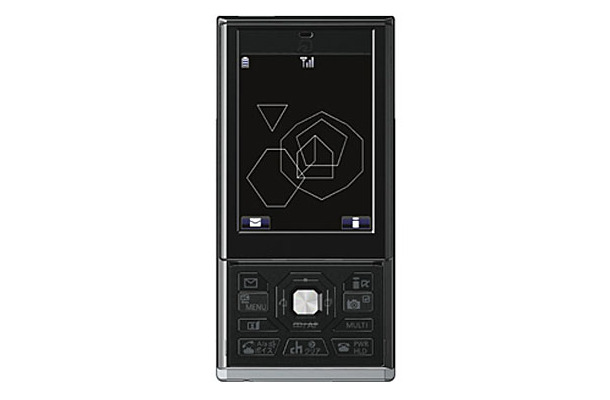 スライド式携帯電話「P704i」