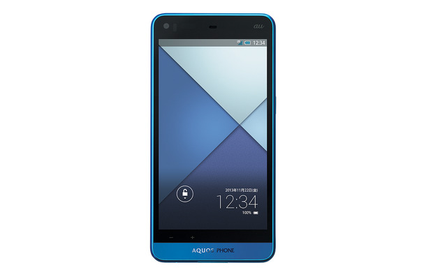 11月15日に発売される「AQUOS PHONE SERIE SHL23」。カラーはブラック、ホワイト、ブルーの3色