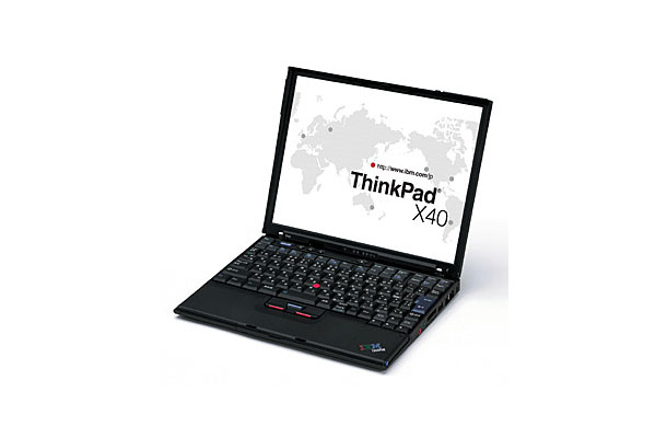 IBM、ThinkPad X40シリーズに低電圧版Pentium M 1.3GHz搭載モデルを追加