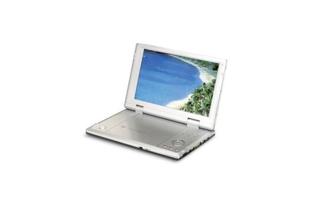 BLUEDOT、DivX対応の9インチ液晶一体型ポータブルDVDプレーヤー