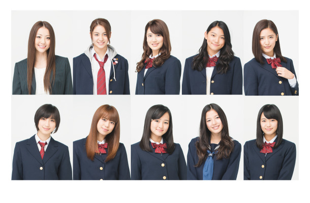 来年1月スタートのドラマ「恋文日和」で初主演を果たすE-girlsメンバー10人