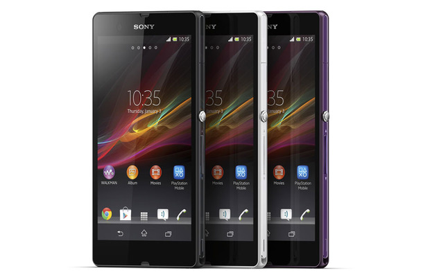 2013 International CESで発表された「Xperia Z」。CES 2014でも新型スマートフォンが発表されるか注目される