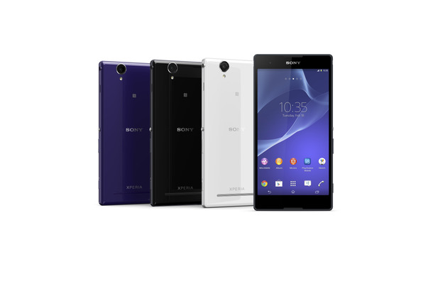 6インチの大画面液晶を搭載した「Xperia T2 Ultra」