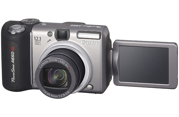 不具合が判明したデジタルカメラ「PowerShot A650 IS」