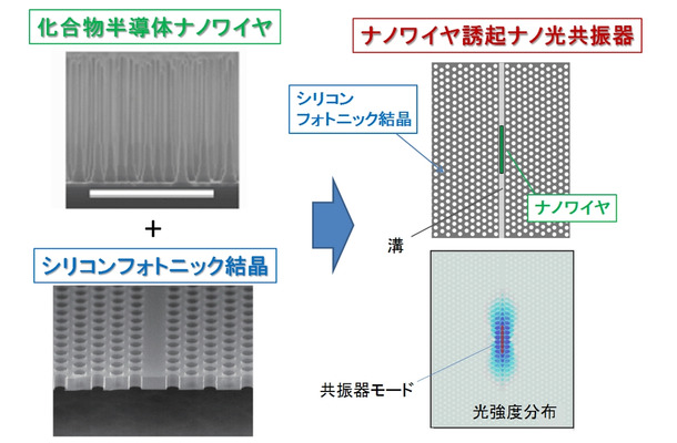 ナノワイヤ誘起光ナノ共振器 