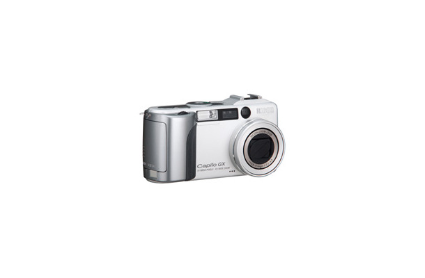 　リコーは、5月20日に発売したワイドズーム搭載デジタルカメラ「Caplio GX」（ブラック）のカラーバリエーションとして、5,000台限定のシルバーモデルを7月9日に発売する。
