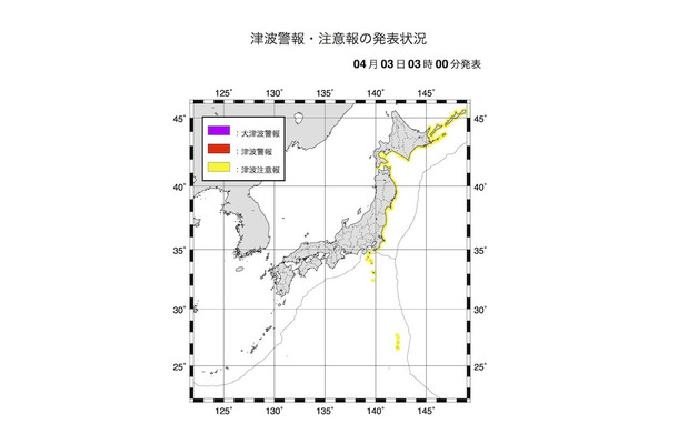 津波注意報