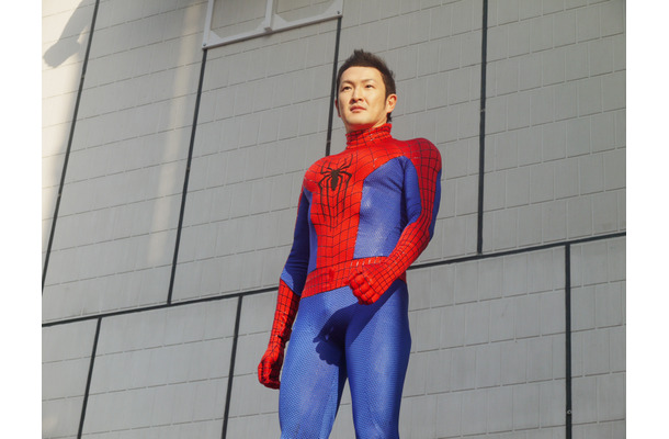 【ビデオニュース】中村獅童、スパイダーマンスーツで映画PR