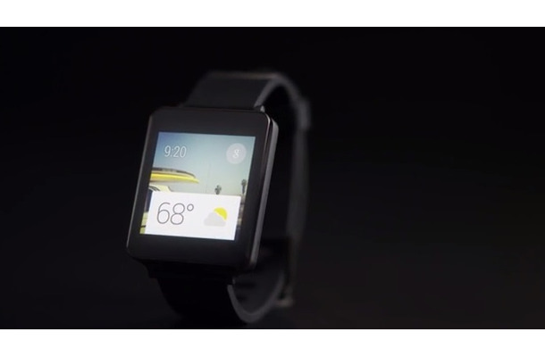 角形液晶のLG製「LG G Watch」