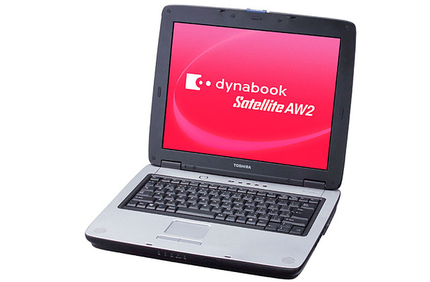 　東芝は12日、モバイルPentium 4 2.80GHzまたはCeleron 2.50GHzを搭載したSOHO事業者向けWeb販売専用ノートPC「dynabook Satellite AW2シリーズ」の販売を開始した。