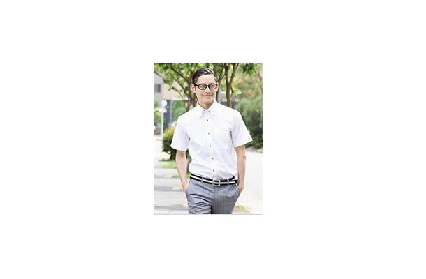 THE SUIT COMPANYのCOOLETCHドレスシャツ（長袖・七分袖4,800円、半袖3,800円）